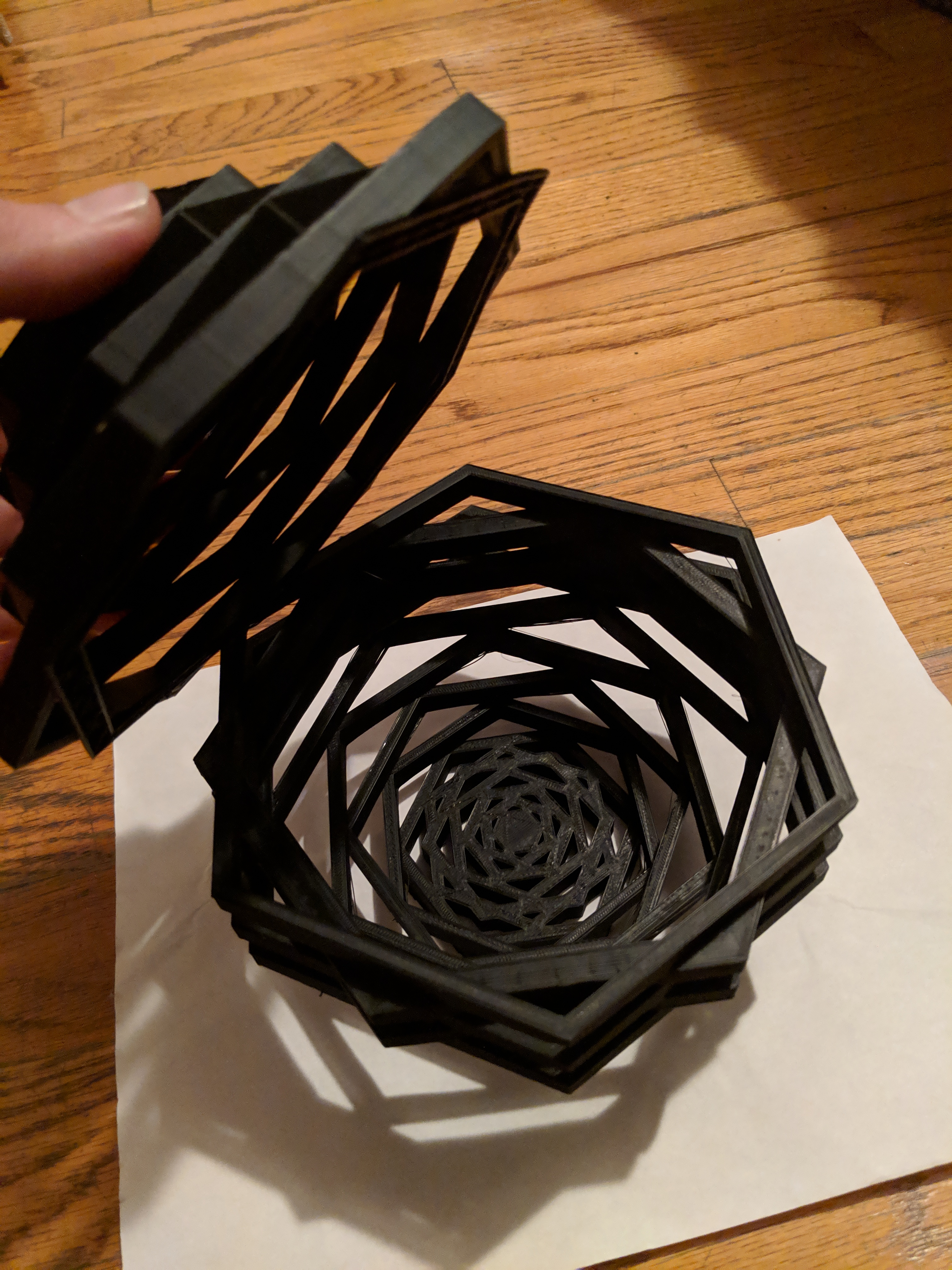 Perpendicular Hexagons Bowl — miniatura 15