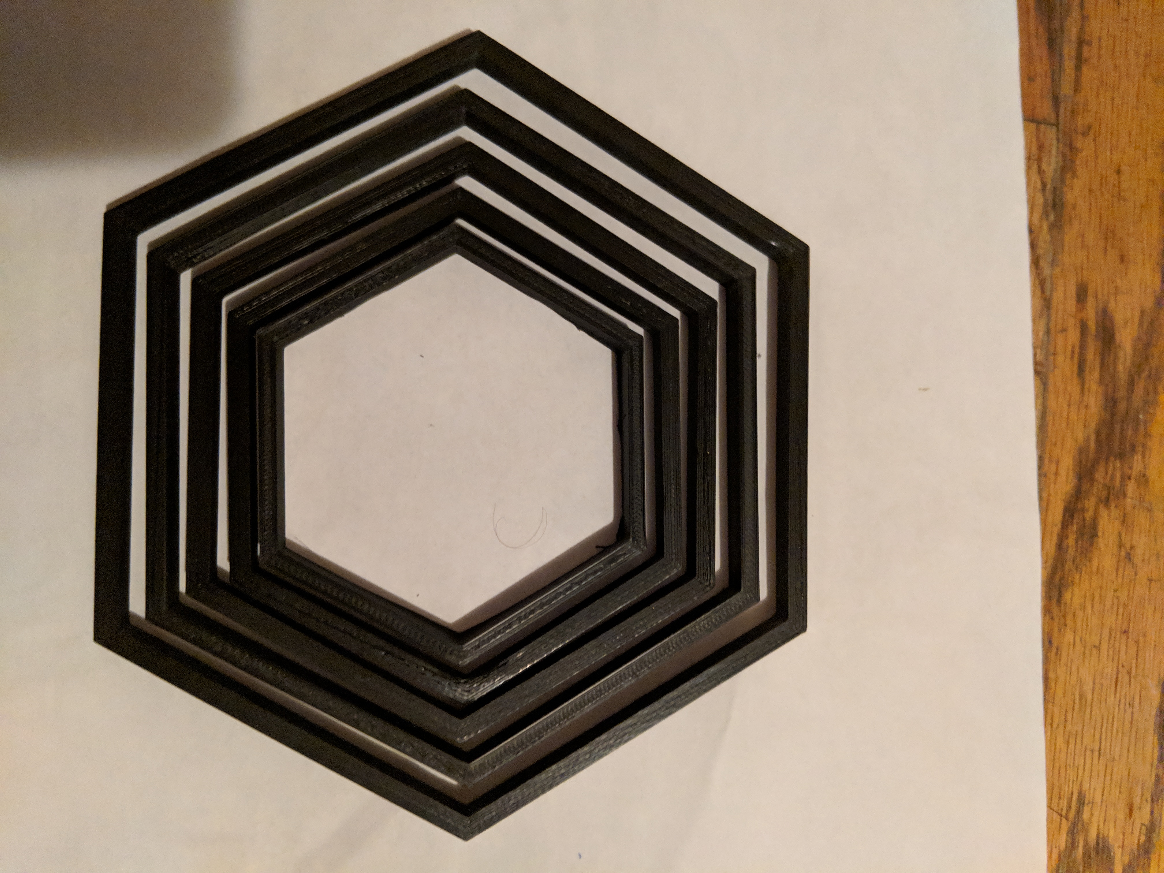 Perpendicular Hexagons Bowl — miniatura 16