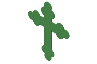 Minimalist rounded cross by tjjos | Download free STL model ...