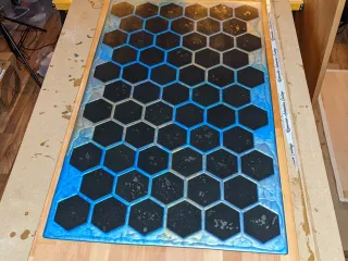 Hexagon LED coffee table by Mazls92