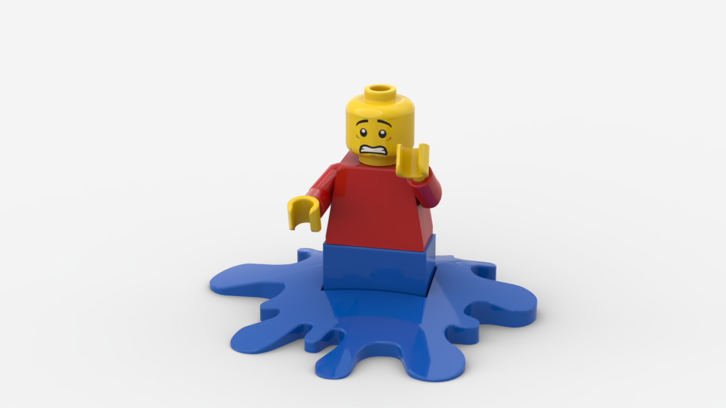 Lego Melting Lower Body