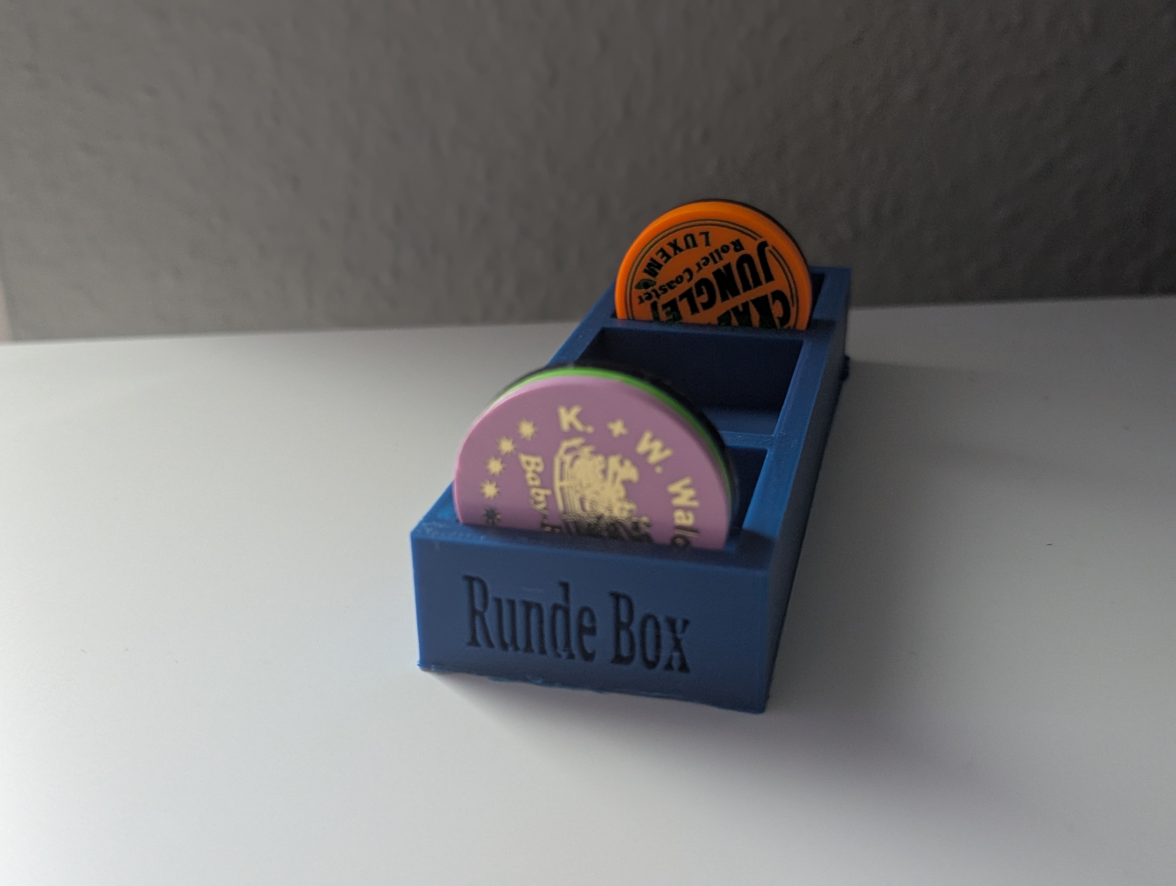 Aufbewahrungsbox für Runde Fahrchips