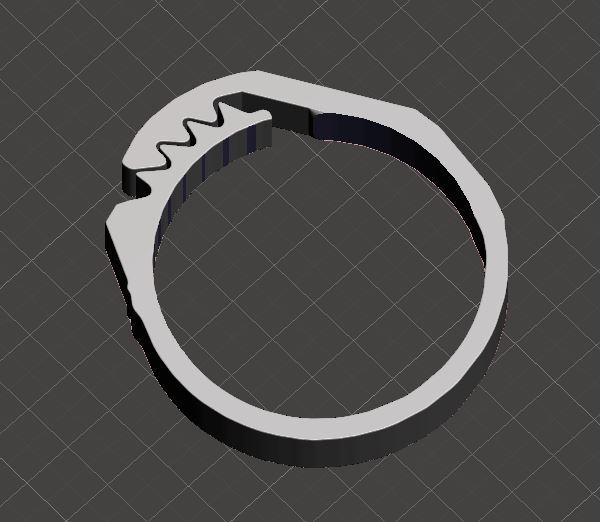 Miniatura 2 do modelo 3D cpap hose clamp