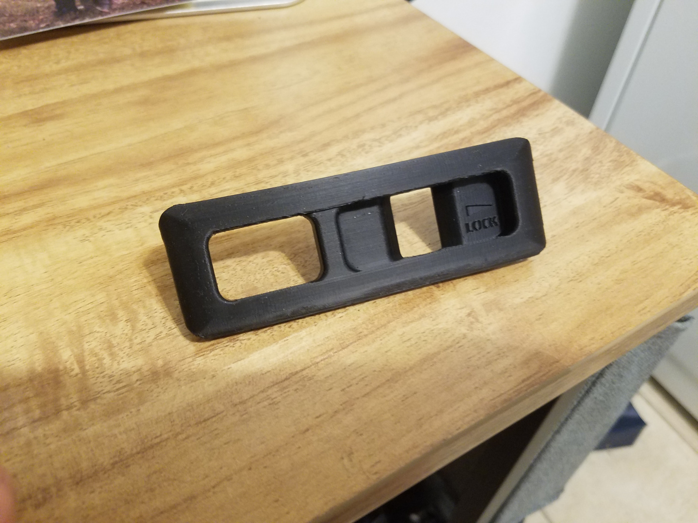 Replica of Toyota part 69762-14910 - Door Lock Knob Bezel