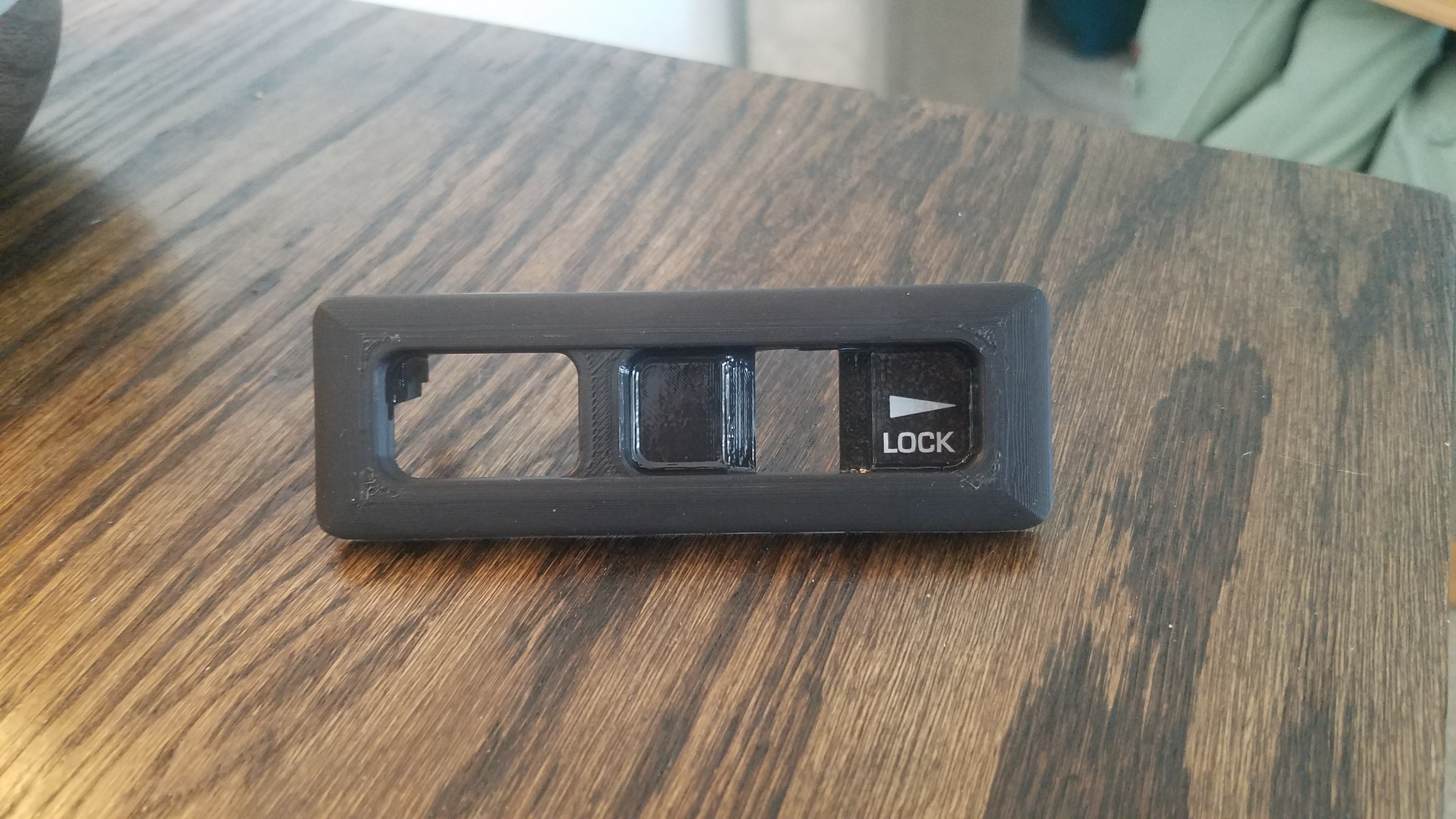 Replica of Toyota part 69762-14910 - Door Lock Knob Bezel