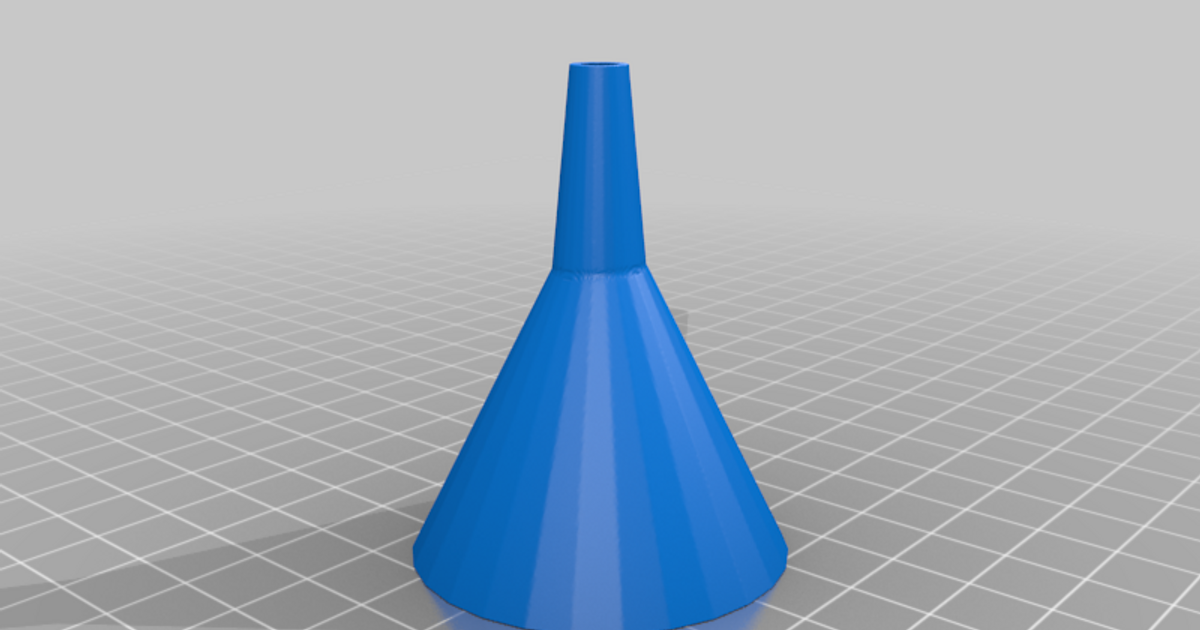Flask Funnel by Midvale Download free STL model