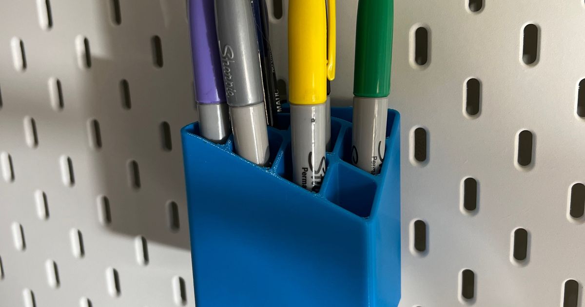 Skådis Pen Holder by mkingery | Download free STL model | Printables.com