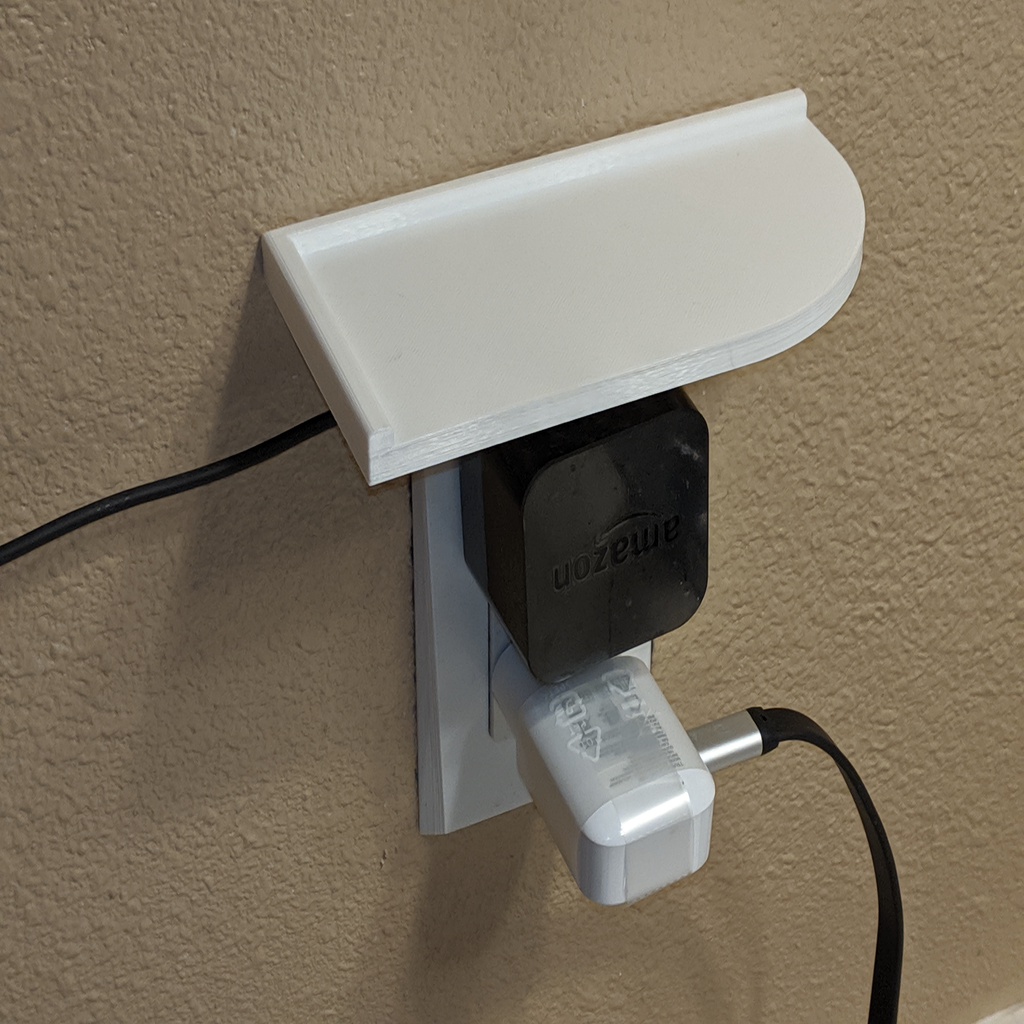 GFCI Outlet Phone Shelf (w/ Fusion export)