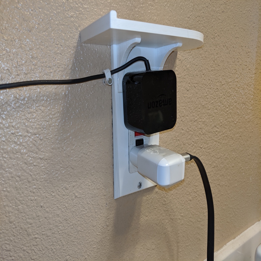 GFCI Outlet Phone Shelf (w/ Fusion export) by DorffMeister Download