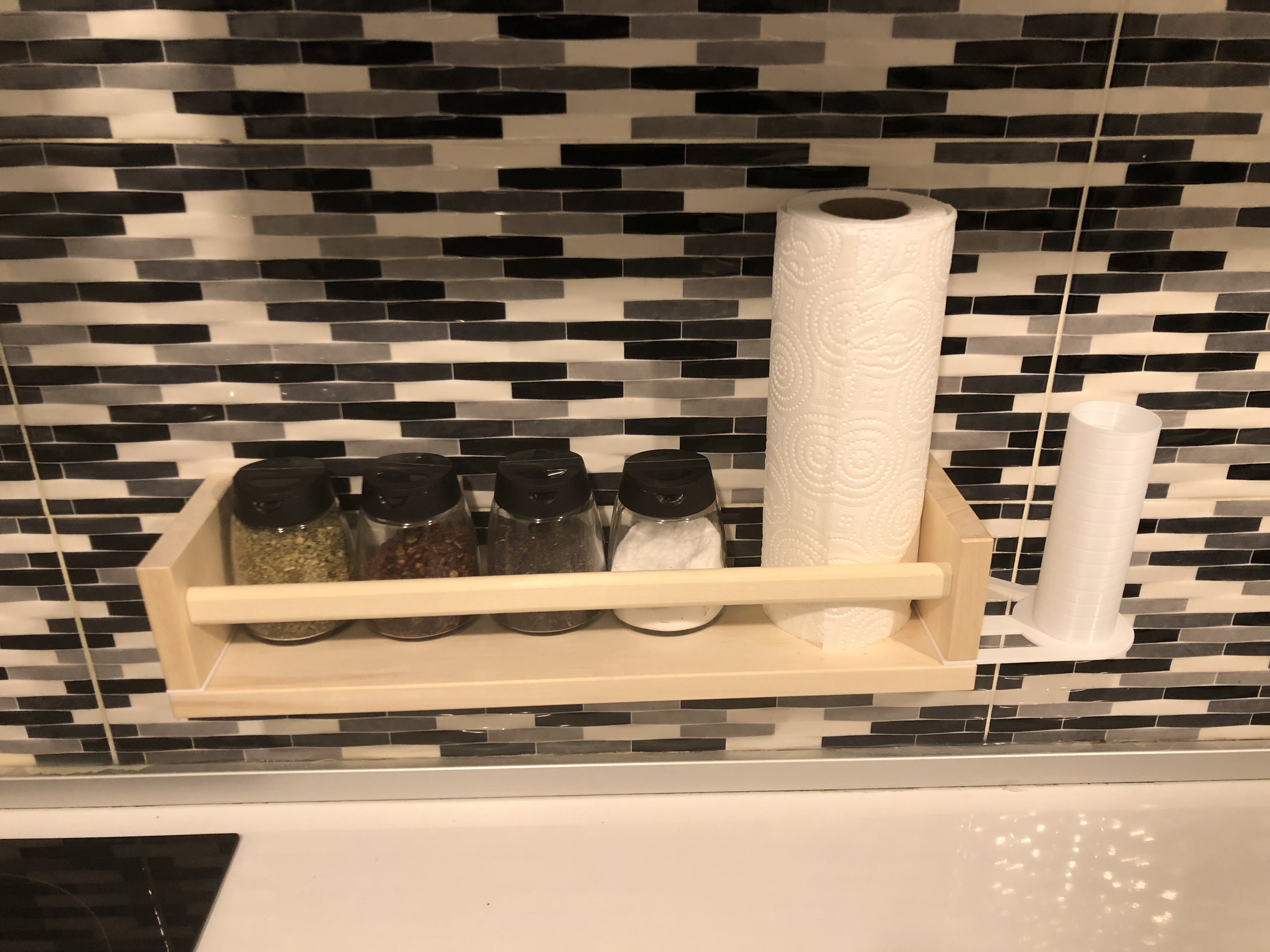 Paper Towel Roll Holder for IKEA BEKVÄM spice rack
