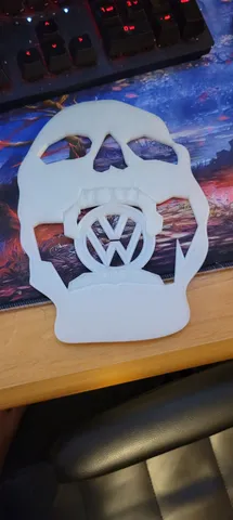 VW Skull Emblem