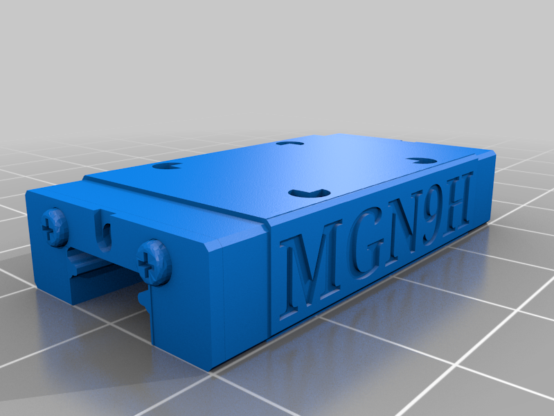 Miniatura 2 do modelo 3D MGN Linear Rail Model Collection
