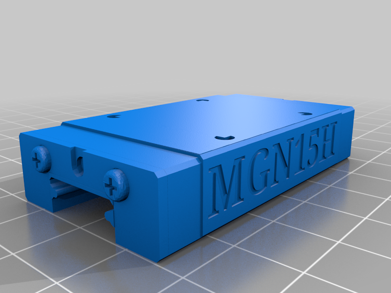 Miniatura 6 do modelo 3D MGN Linear Rail Model Collection