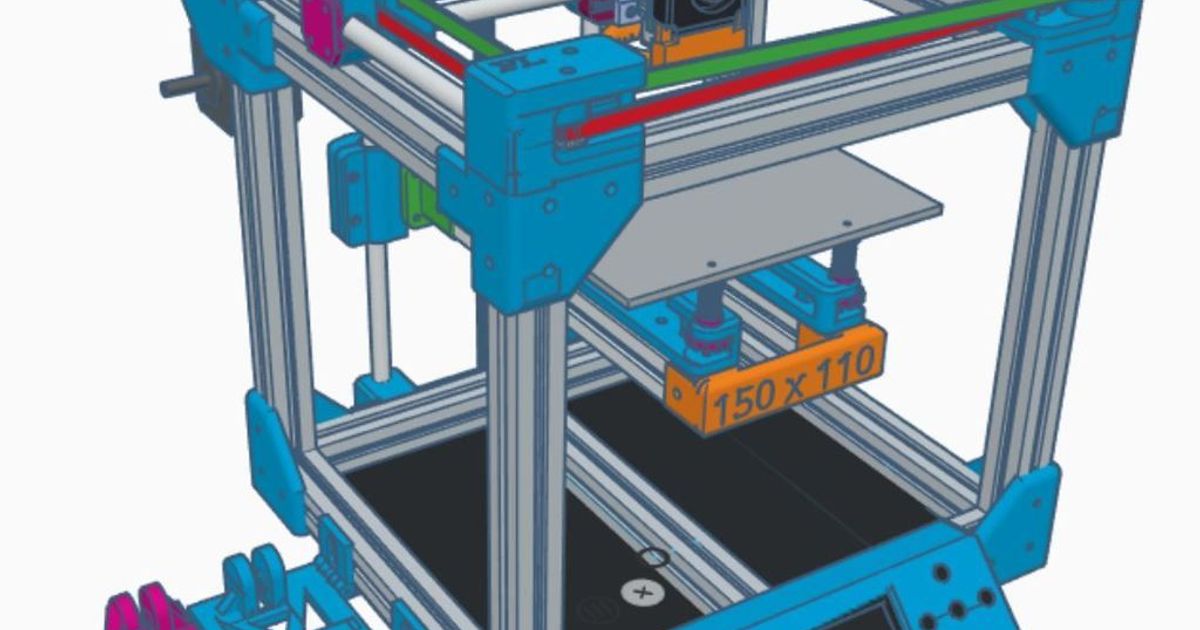 Core XY Printer (mini) by MacGyverr Download free STL model