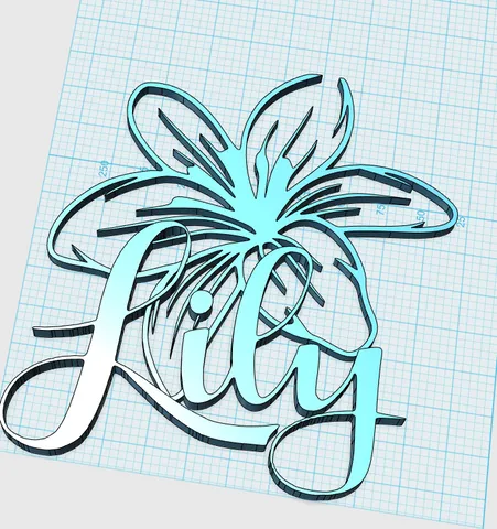 Lily name sign
