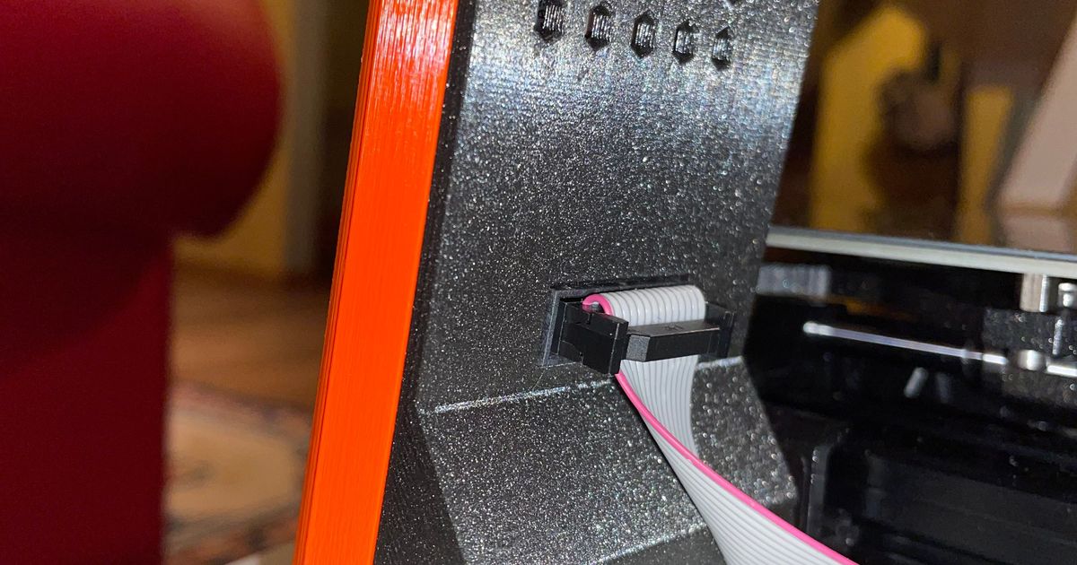 Prusa MINI display back cover by albeminimi | Download free STL model ...