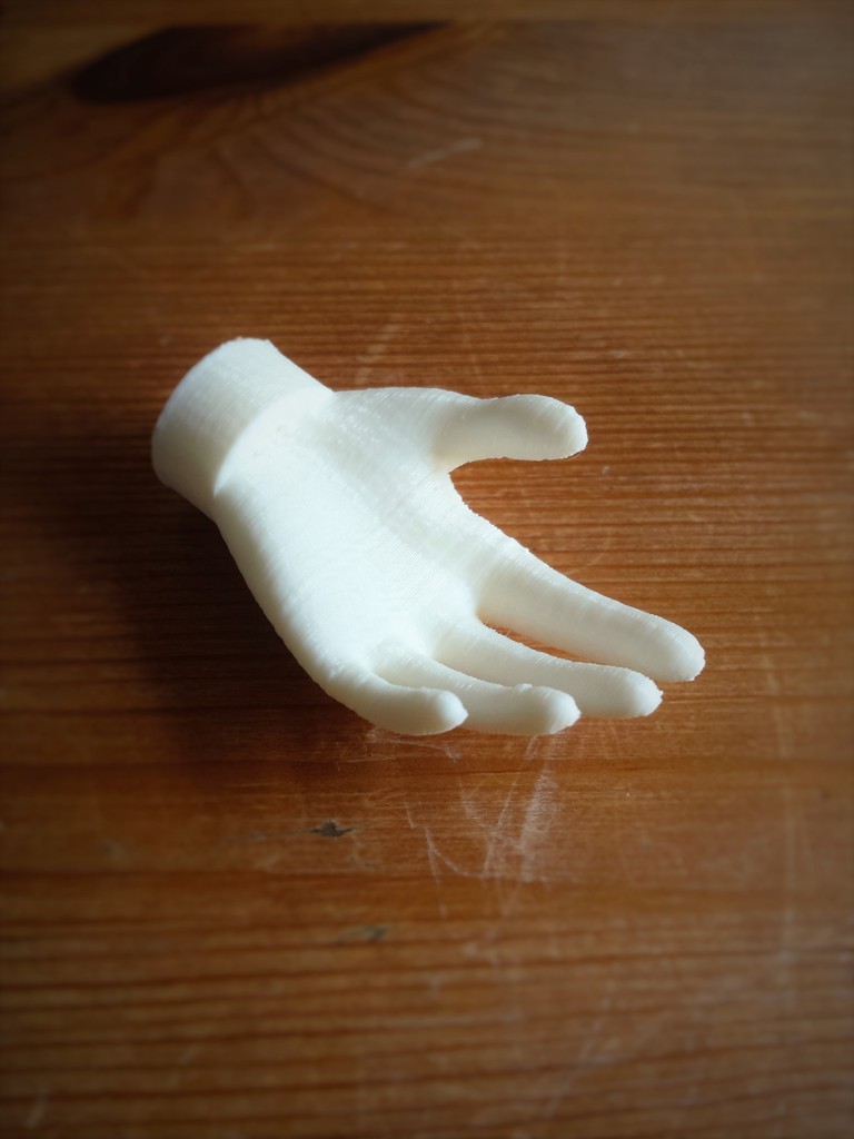 Hand on a Base - Sculpted Blender Model