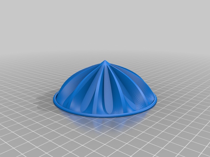 Lower Fixture for a Hanging Lamp Shade - Pineapple Style