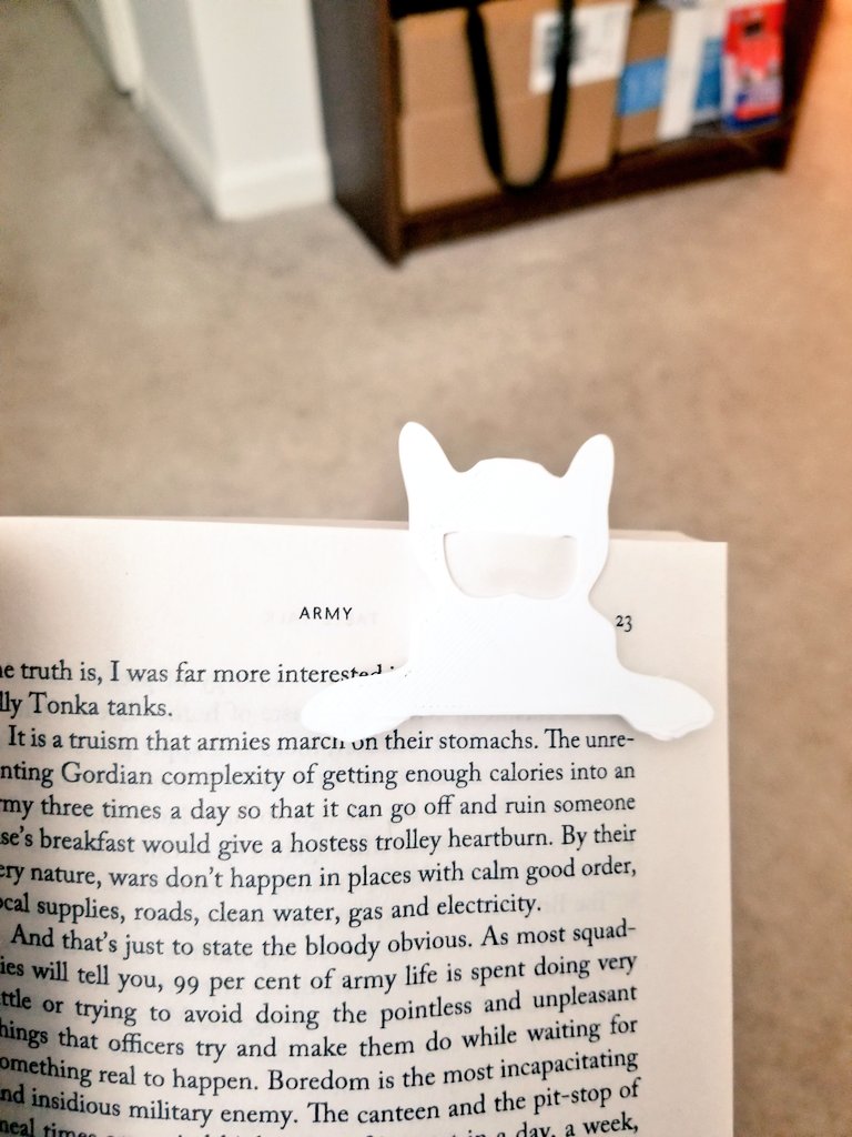 Cat bookmark
