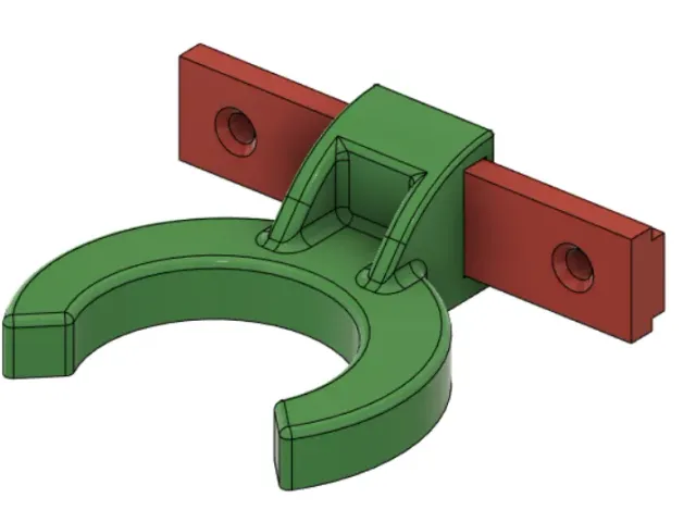 Kitchen clip for base panel (Sockelblende)