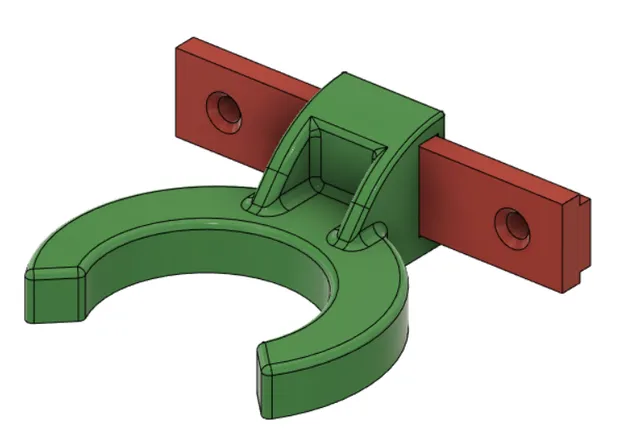 Kitchen clip for base panel (Sockelblende)
