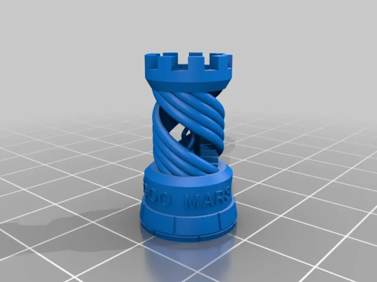 Chess Piece - Rook 3D model 3D printable