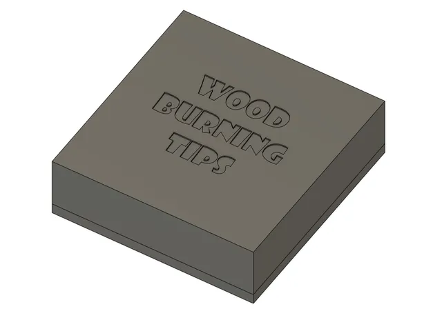 Wood Burning Tips Container