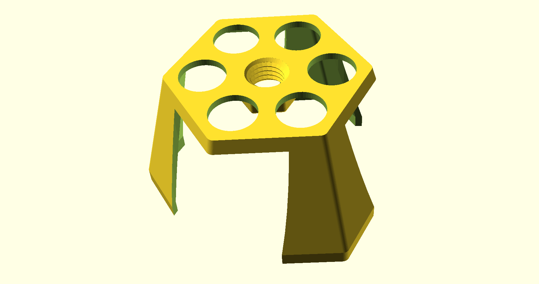 Hexagonal Cryovial Rack
