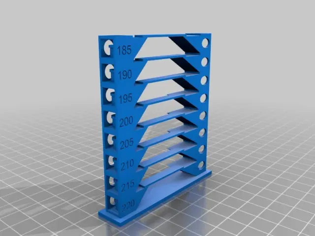 Temperature Tower With Shapes