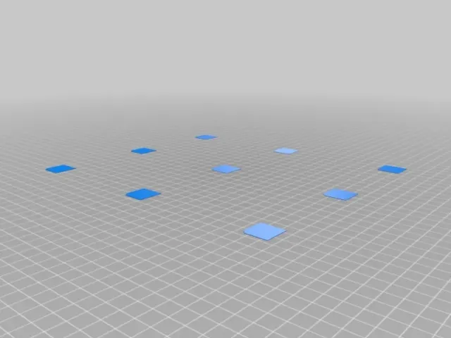 Bed Leveling (Tramming) Squares