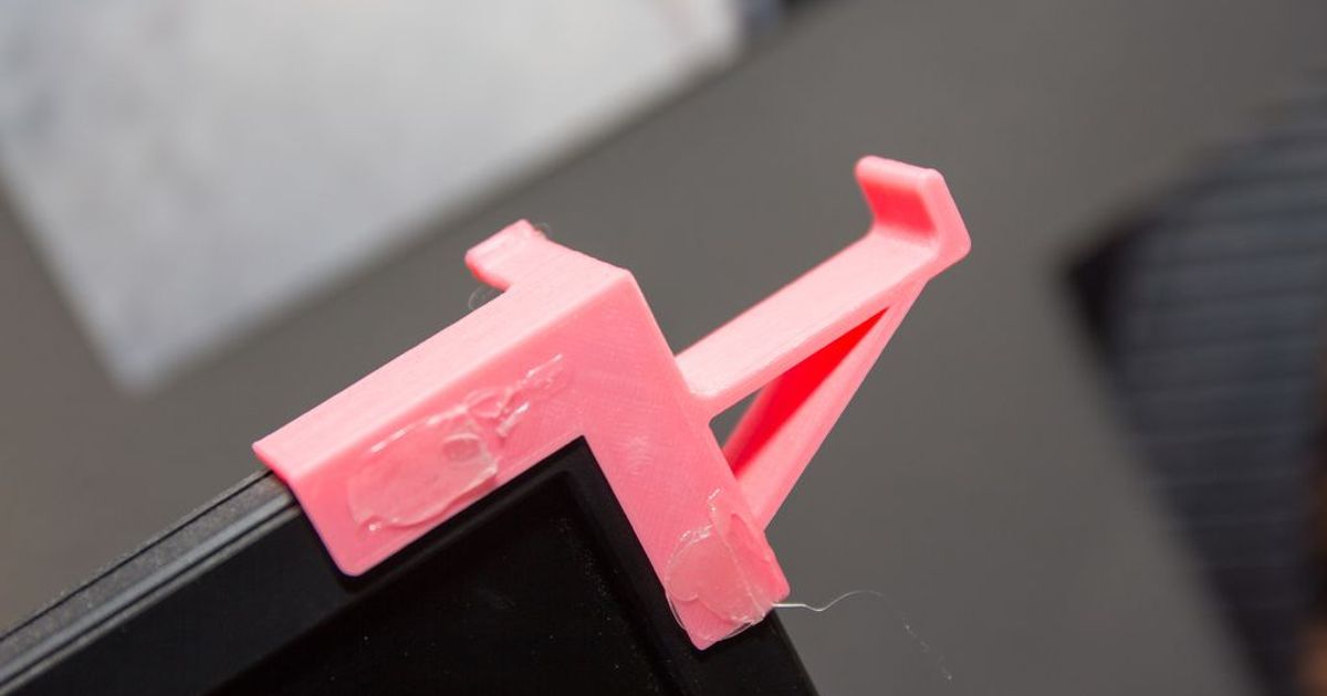 Monitor Hooks by SVelasco | Download free STL model | Printables.com