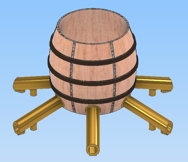 shot barrel dispenser