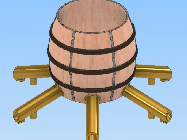 shot barrel dispenser