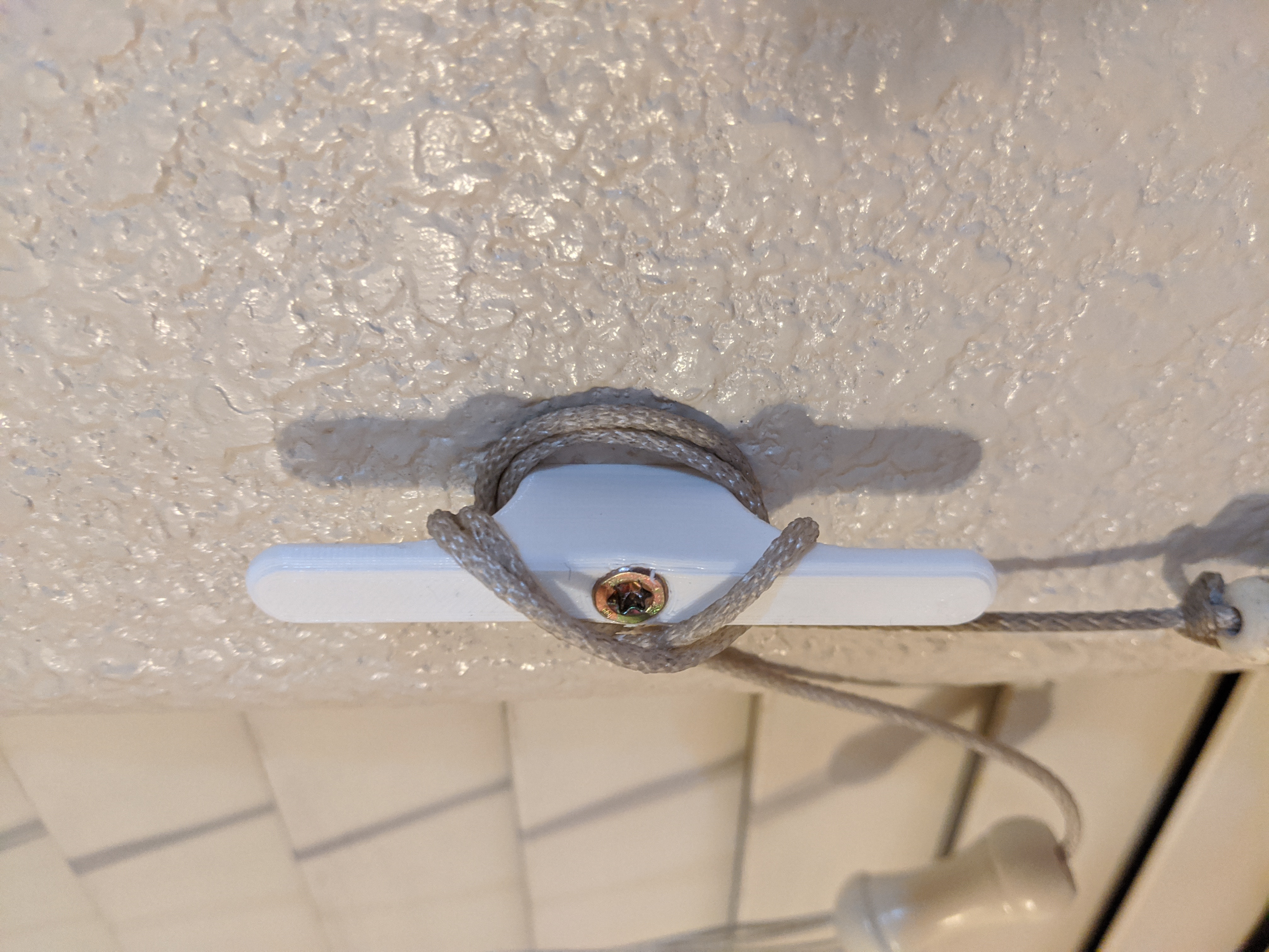 Simple Cord Cleat - One Hole
