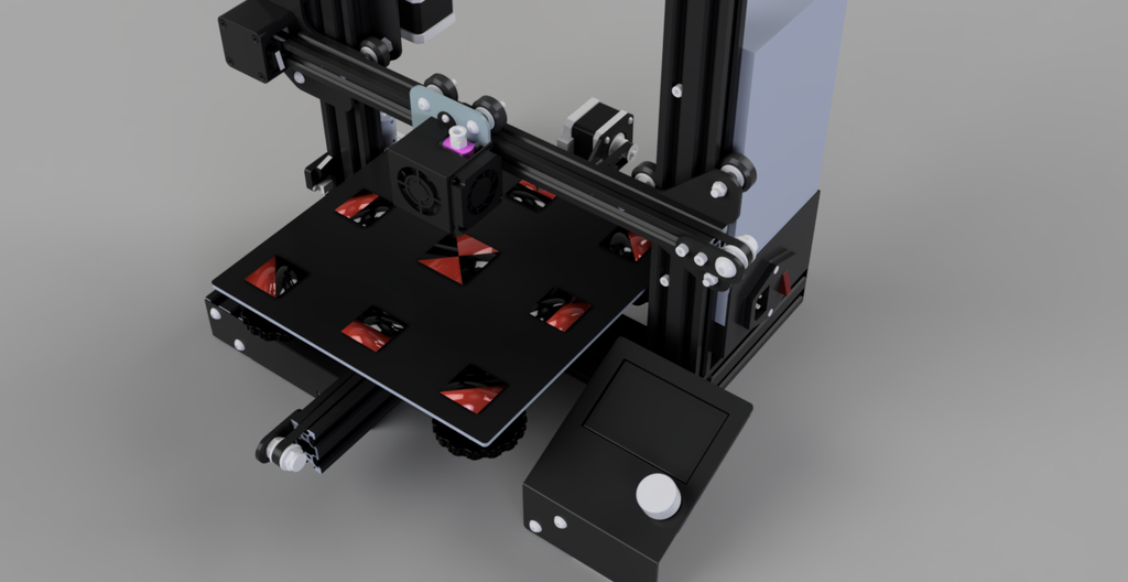 Ender 3 bed level test (dual extrusion) / offset calibration by LordBBQ