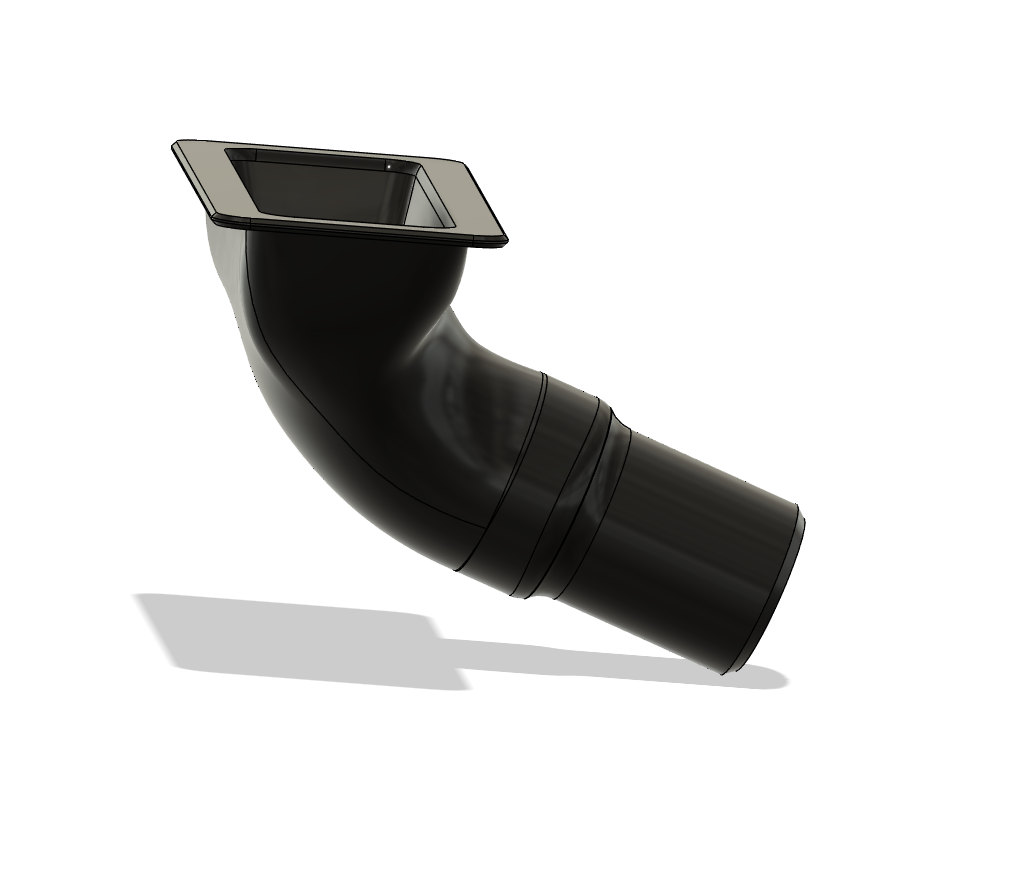 Tormach 440 Coolant drain to 1-1/2" PVC tubing