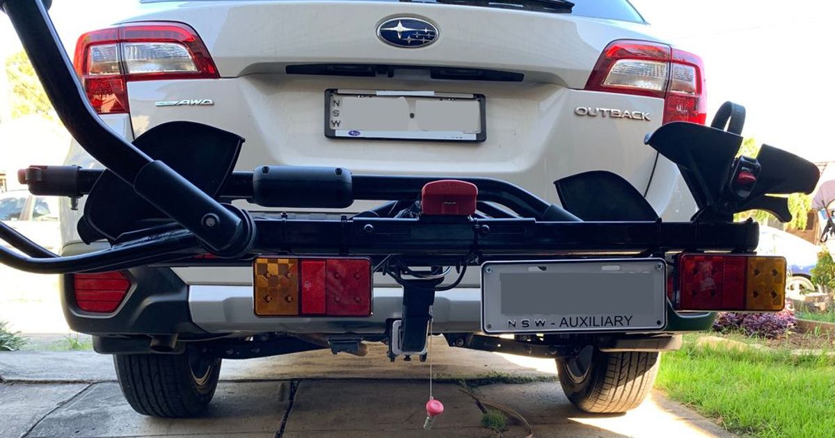 Yakima Bike Rack Light & Number Plate Tag Bracket by PlasticyBits