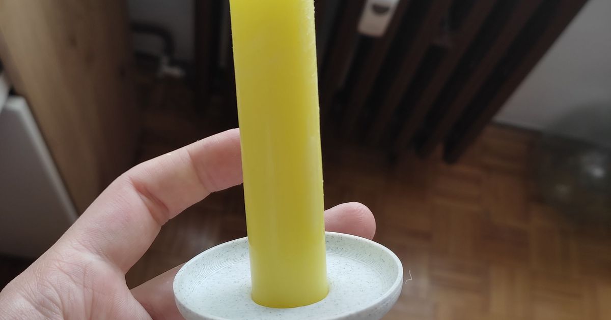 Candle Drip Protector by krizo96 Download free STL model