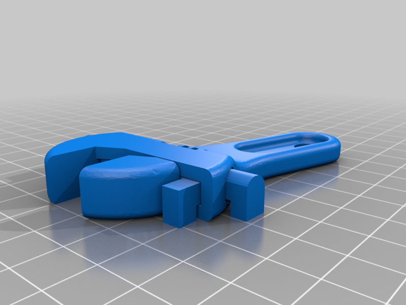 Miniatura 2 do modelo 3D STUBBY SPANNER - 3D Printable Adjustable Wrench