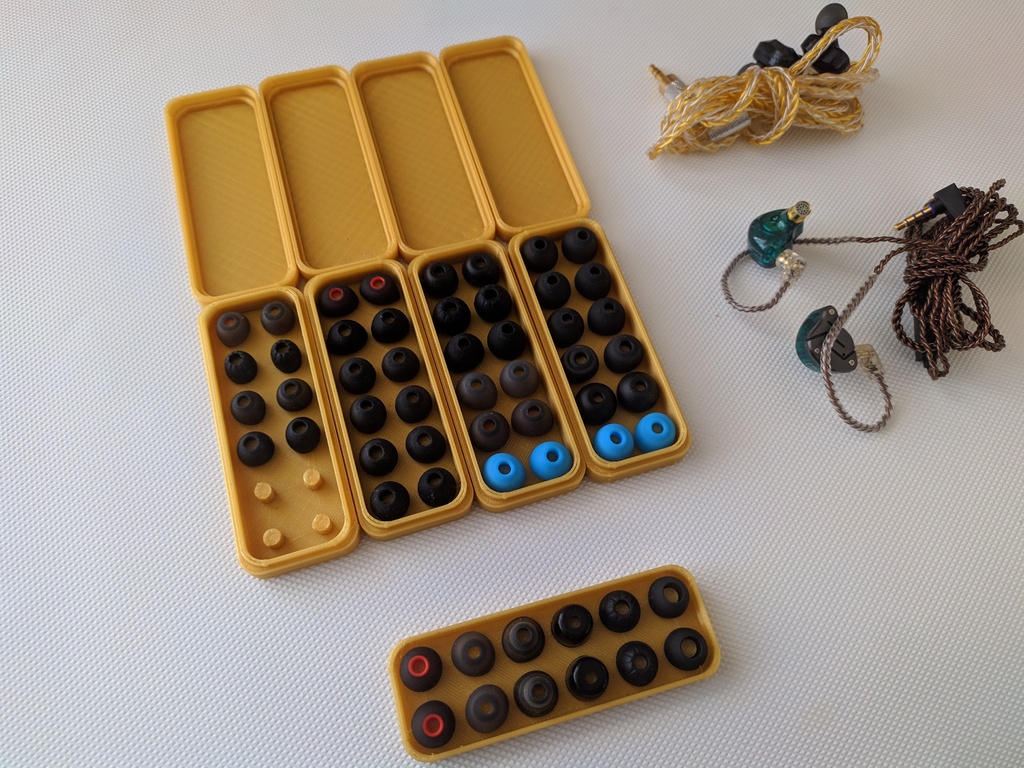 Earbud storage box