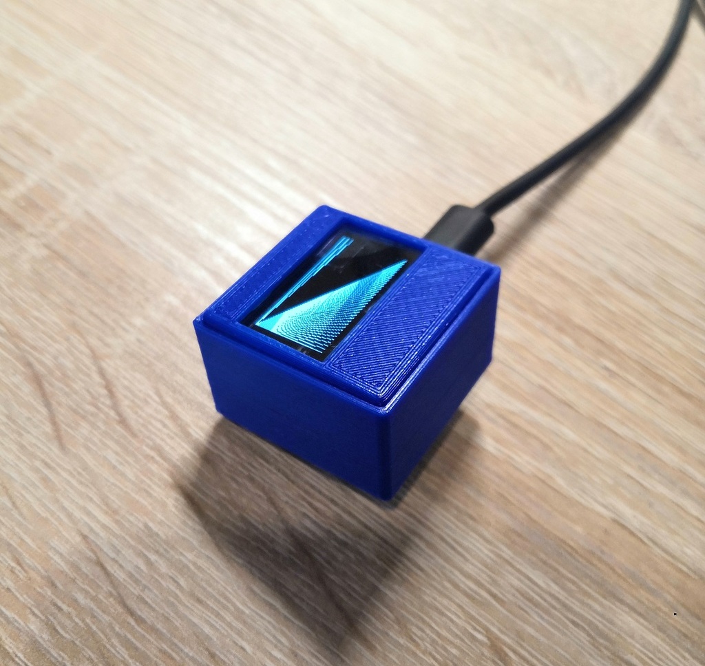 Esp8266 oled clock diy case by herrriebmann download free stl model