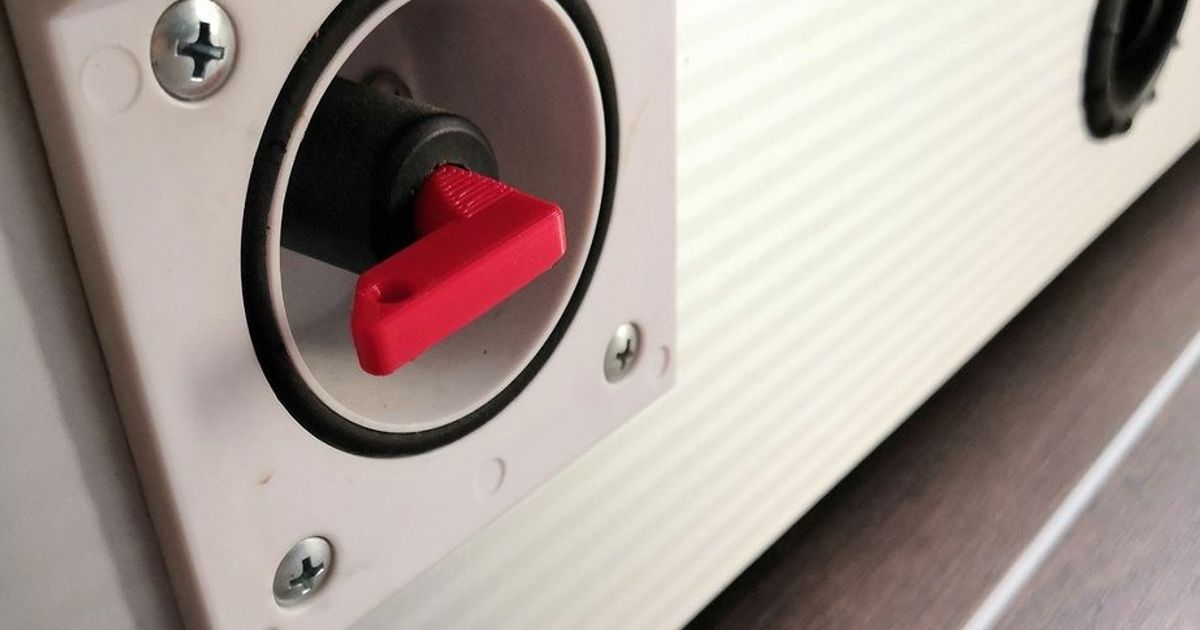 Battery disconnect switch key (Mover) by HerrRiebmann Download free
