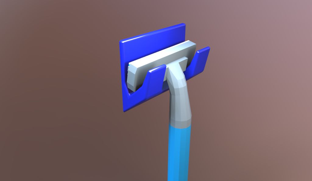 Miniatura 3 do modelo 3D Razor Holder