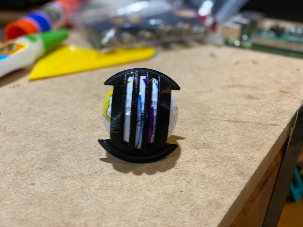 Golf Ball Marker Three Line by idnarbjm Download free STL model