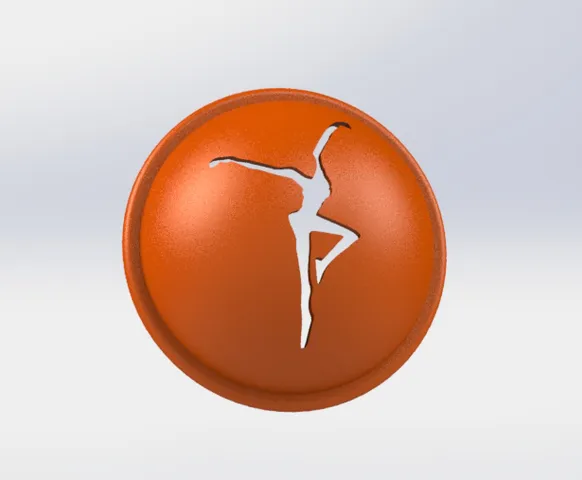 Golf Ball Marker - Fire Dancer