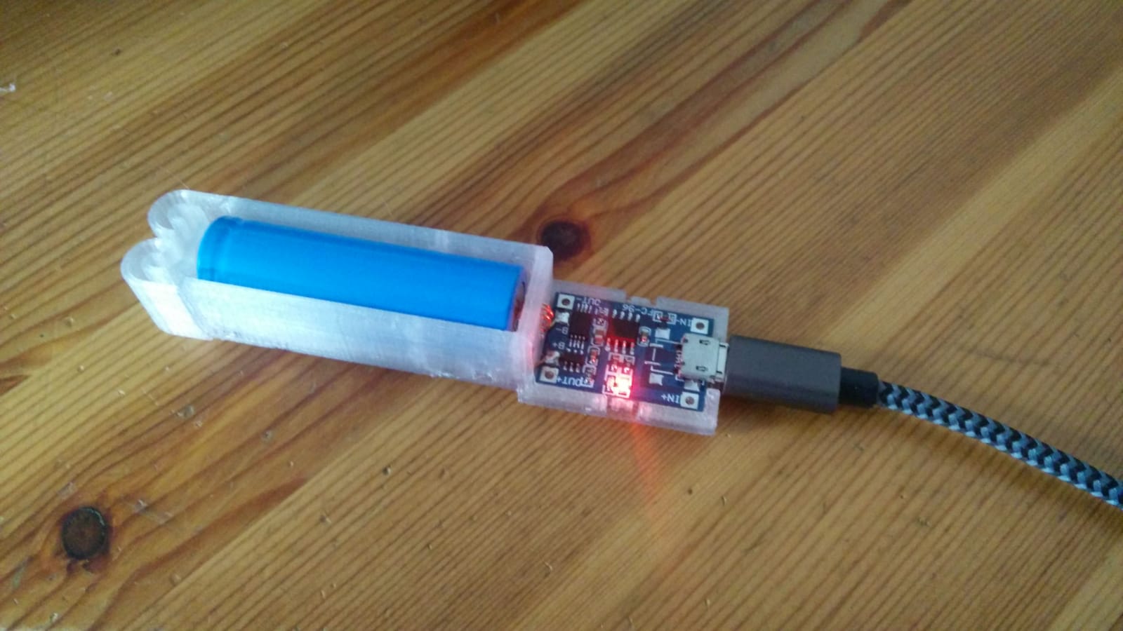 TP4056 based charger for 14500 LiIon cells