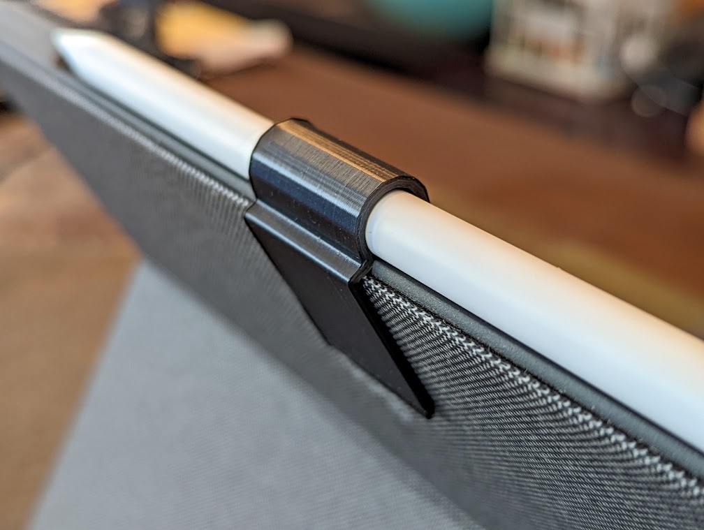 Pencil Clip for iPad Pro and Logitech Combo Touch Keyboard
