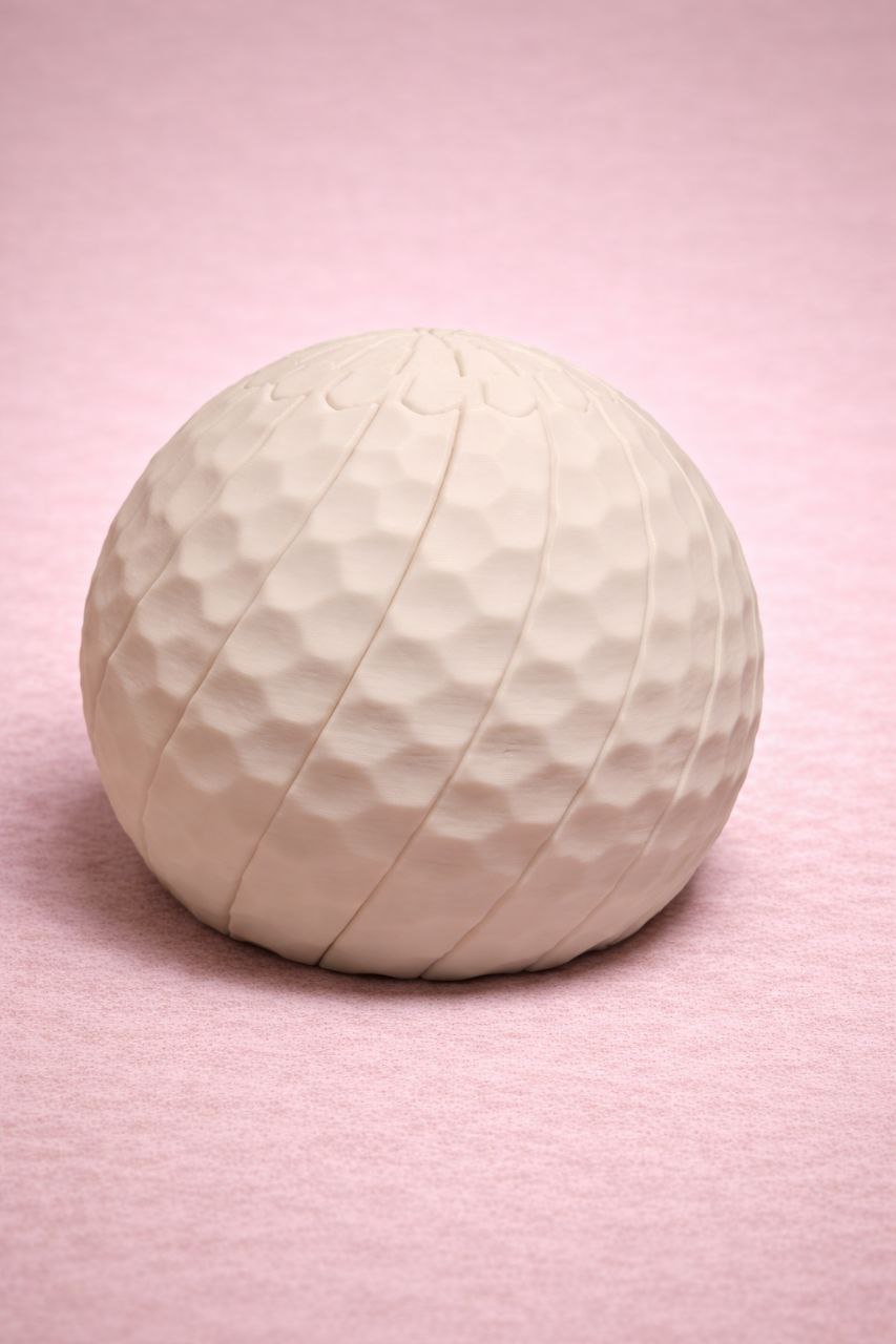 Expandable Fidget Golf Ball – Articulated Dimpled Stress Toy