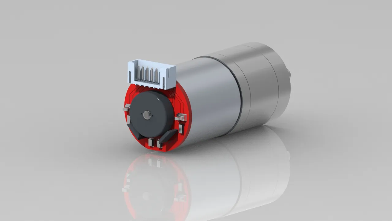 ga25-370 Gear Motor W Encoder STEP + STL FILE by Goose | Download