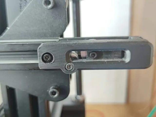 Minimalist Ender 3 X Axis Tensioner Belt Alignment Fix +5 mm [right side]
